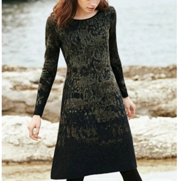 Peruvian Connection Lilah Long Sleeve 100% Pima Cotton Sweater Dress Size S NWT - Picture 1 of 7